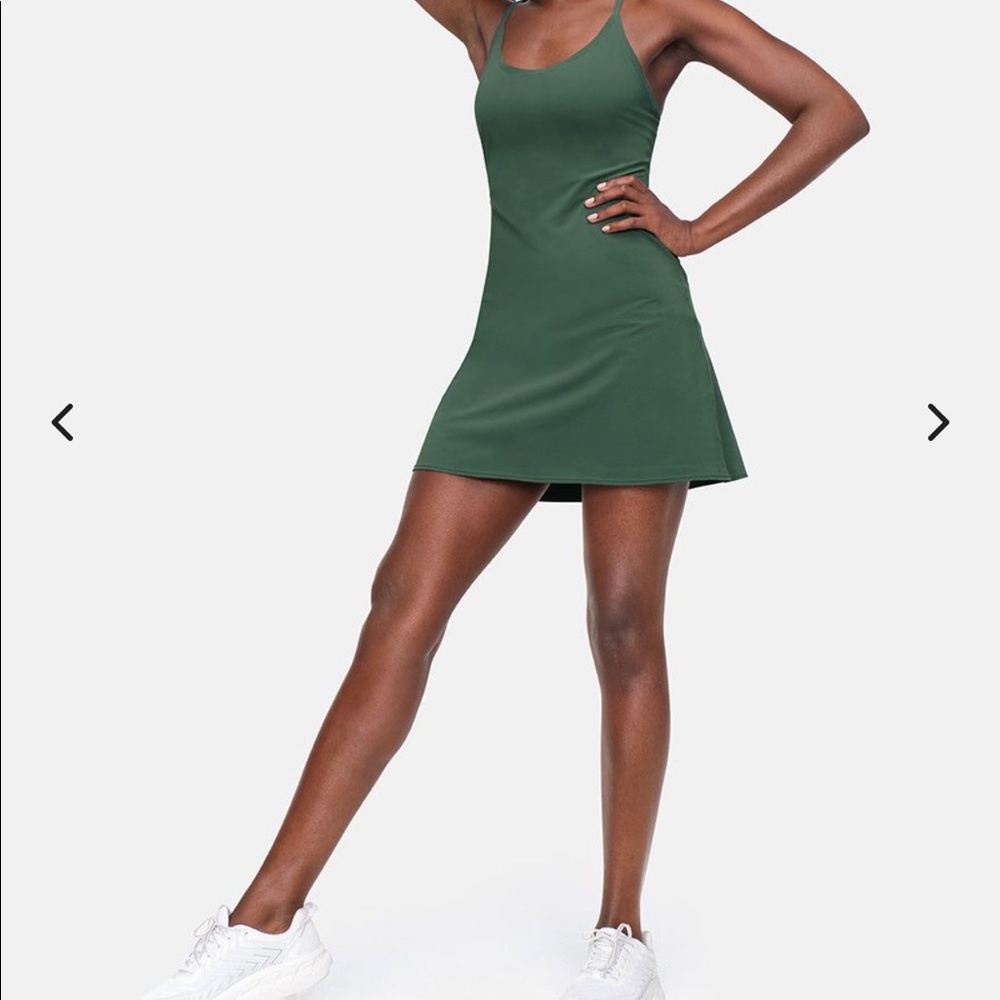 OUTDOOR VOICES Green exercise dress